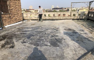 Terrazza rifacimento completo isolamento pavimento