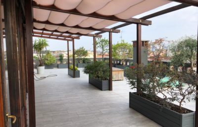 Terrazza rifacimento completo pavimentazione