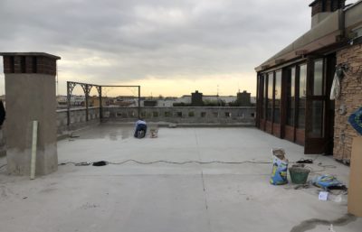 Terrazza rifacimento completo sottofondo