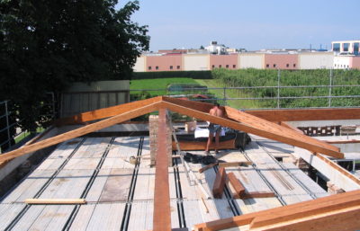 Rifacimento tetti - travi portanti