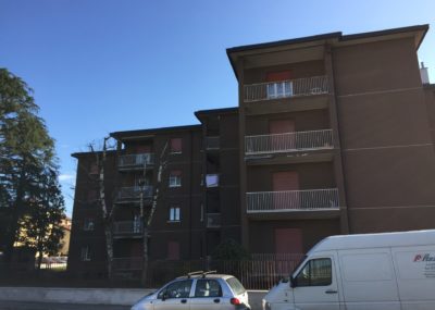 Facciata condominio infiltrazioni