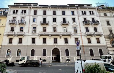 Facciata storica palazzo Milano