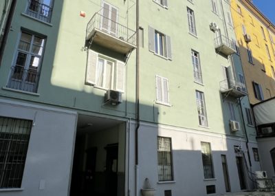Lavori facciata cortile interno completati
