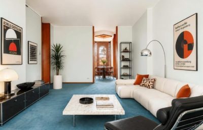 Ristrutturazione camera da letto padronale parquet e infissi legno Milano